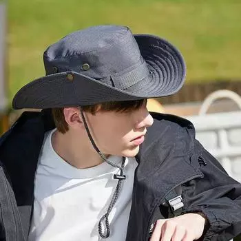Солнцезащитный козырек, ковбойская шляпа-ведро, кепка от солнца для рыбалки, летняя сверхлегкая солнцезащитная кепка для работы на открытом воздухе, кемпинга, пешего туризма, альпинизма, защита от ультрафиолета China