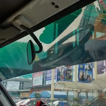 Солнцезащитный козырек лобового стекла автомобиля, защитная наклейка на солнцезащитный козырек, теплоизоляционная тонировочная пленка, автомобильные аксессуары чёрный