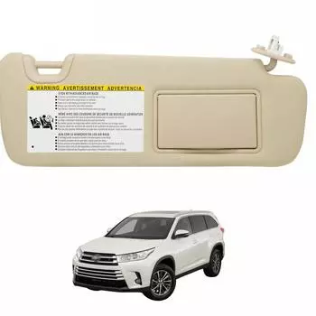 Солнцезащитный козырек на 2014-2019 годы 74310-0E074-A0 74320-0E074-A0 с косметическим стеклом со стороны пассажира/водителя, солнцезащитный козырек для автомобиля left серый