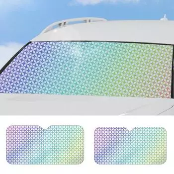 Солнцезащитный козырек на лобовое стекло, эффективный тепловой портативный автомобильный солнцезащитный козырек, подарок, утолщенный автомобильный солнцезащитный козырек, аксессуары для внедорожников 130cm