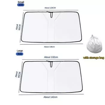 Солнцезащитный козырек на лобовое стекло автомобиля, блокирующий УФ-лучи, отражатель, солнцезащитный козырек на автомобильное окно, защитный козырек, складной зонтик