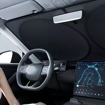 Солнцезащитный козырек на лобовое стекло автомобиля, складной зонтик с защитой от ультрафиолета, солнцезащитный козырек на окно автомобиля, аксессуары для салона автомобиля CHINA