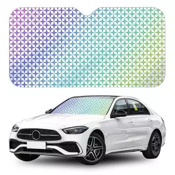 Солнцезащитный козырек на лобовое стекло автомобиля, утолщенный, отражающий лазер, 99% УФ-фильтр, универсальный летний теплоизоляционный козырек, новый