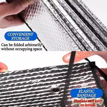 Солнцезащитный козырек на лобовое стекло автомобиля, защита от ультрафиолета, изоляция, пылезащитный складной занавес, автомобильные аксессуары, протектор K2L3