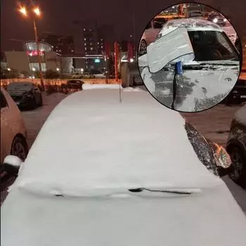 Солнцезащитный козырек на лобовое стекло, портативный, прочный, автомобильный чехол от снега, алюминиевая фольга и губка, защита от снега и льда для автомобиля, передний и задний козырек слоновая кость