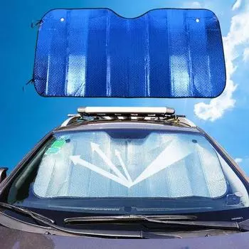 Солнцезащитный козырек на лобовом стекле, против морщин, износостойкий, простой в использовании. A разноцветный