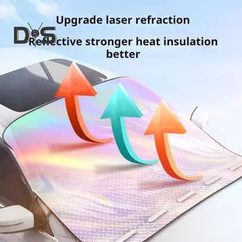 Солнцезащитный козырек на окно автомобиля с сильными магнитами, теплоизоляция, защита от ультрафиолета, солнцезащитная пленка, универсальный автомобильный солнцезащитный козырек на лобовое стекло S