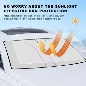 Солнцезащитный козырек на окно автомобиля, солнцезащитный козырек, протектор лобового стекла, складной автомобильный козырек с защитой от ультрафиолета, аксессуары для укладки