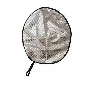 Солнцезащитный козырек на рулевое колесо, солнцезащитный козырек на рулевое колесо, складной чехол из алюминиевой фольги с защитой от нагрева, 18,5 x 16 дюймов