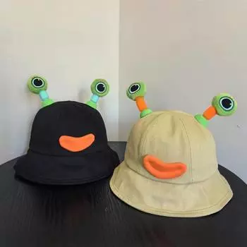 Солнцезащитный козырек от солнца для отдыха на природе весной и летом, милая лягушка, забавная светящаяся лампа, шляпа для рыбака, солнцезащитный козырек для путешествий белый