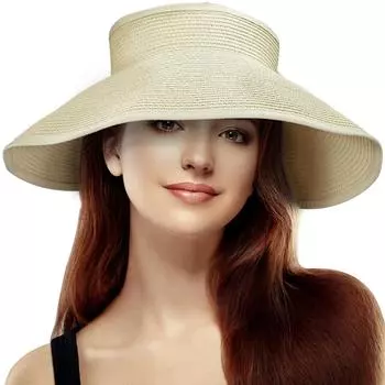 Солнцезащитный козырек с открытым верхом для взрослых, однотонная шляпа от солнца, женская шляпа, регулируемая пляжная шляпа с непокрытой головой белый