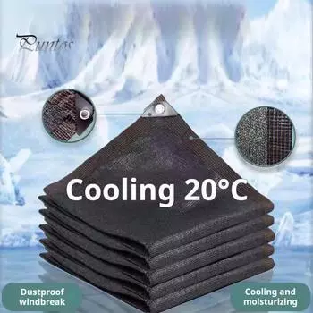 Солнцезащитный козырек, сетчатый навес для овощей и теплицы, устойчивый к ультрафиолетовому излучению, защита от солнца, усиленные углы, садовый козырек от солнца, ткань с люверсами B