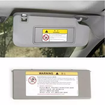 Солнцезащитный козырек, сменная крышка зеркала для макияжа в салоне Opel Insignia 2010 2011 2012 2013 2014 чёрный