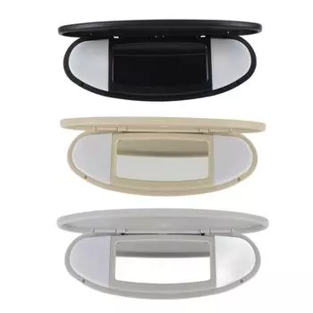 Солнцезащитный козырек, зеркало для туалетного столика, прозрачная крышка, простая установка 51167361833 для R55 R56 R57 R58 R59 R60 Gray