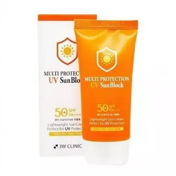 Солнцезащитный крем 3W Multi-Protection UV Sunblock SPF50 PA+++