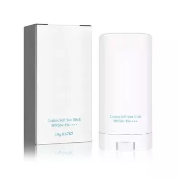 Солнцезащитный крем 50+pa Sun Stick Освежающий увлажняющий натуральный консилер Анти-УФ-защита от солнца для всех 19g