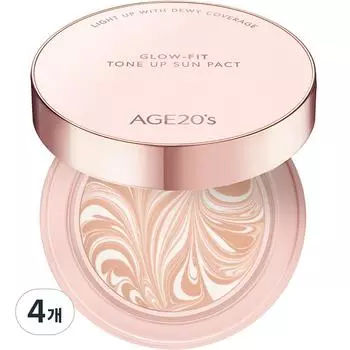 Солнцезащитный крем Age to Wenice Glow Fit Tone-Up SPF50+ PA++++, 12,5 г, 4 шт.