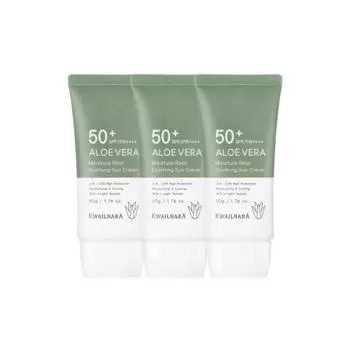 Солнцезащитный крем Алоэ Вера 50 мл (2 + 1) /SPF50+PA++++ Отбеливание + Уменьшение морщин + Защита от УФ-излучения Охлаждение Успокоение