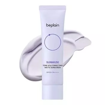 Солнцезащитный крем Be Plain Sunmuse Tone-up and Correcting Matte SPF50+ PA++++, 50 мл, 1 шт.