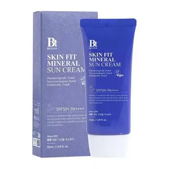 Солнцезащитный крем Benton Skin Fit Mineral SPF50+ PA++++, 50 мл, 1 шт.