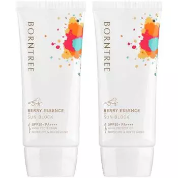 Солнцезащитный крем Bontree Berry Essence SPF50+ PA++++, 50 мл, 2 шт.