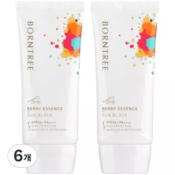 Солнцезащитный крем Bontree Berry Essence SPF50+ PA++++, 50 мл, 6 шт.