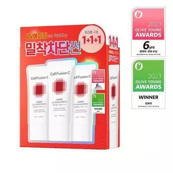 Солнцезащитный крем Cellfusion C Laser UV 35 мл, тройной лимитированный выпуск