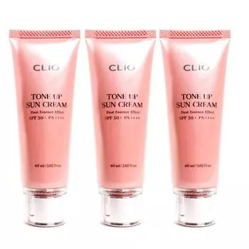 Солнцезащитный крем Clio Dual Tone-Up 60 мл, 3 упаковки