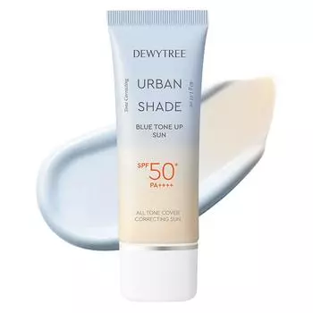 Солнцезащитный крем Dewytree Urban Shade Blue Tone-Up SPF50+ PA++++, 40 г, 1 шт.