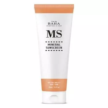 Солнцезащитный крем для лица Cos De BAHA Mineral Sunscreen (MS), Корея 45мл