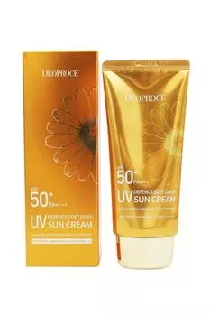 Солнцезащитный крем для лица DEOPROCE UV DEFENCE SOFT DAILY SUN CREAM 70г
