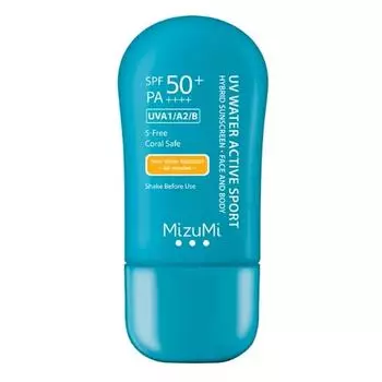 Солнцезащитный крем для лица и тела MizuMi UV Water Active Sport SPF50+ PA++++ 40 г. 40 g.