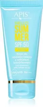 Солнцезащитный крем для лица SPF 50 TU прозрачный
