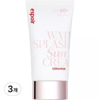 Солнцезащитный крем Espoir Water Splash Ceramide SPF50+ PA++++, 60 мл, 3 шт.
