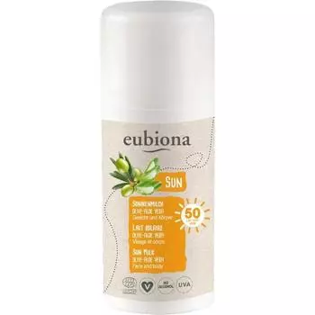 Солнцезащитный крем Eubiona Olive Aloe Vera SPF50, 100 мл