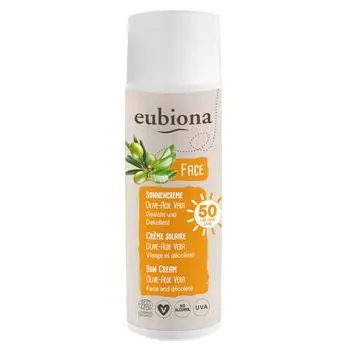 Солнцезащитный крем Eubiona Olive Aloe Vera SPF50, 50 мл