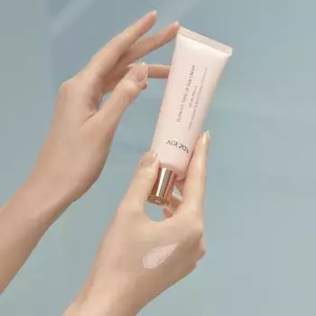 Солнцезащитный крем Glow Fit Tone Up от AGE20, 50 мл, увлажняющий, корейская косметика, Kbeauty, пробник