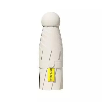 Солнцезащитный крем и УФ-защита Маленькие зонтики от солнца, Карманные зонтики One Size бежевый