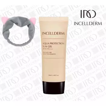 Солнцезащитный крем Incellderm + (Очищающее кольцо) - Солнцезащитный гель Aqua Protection - Wonbin Cosmetics INCELLDERM