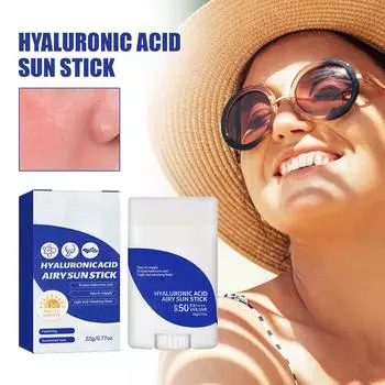 Солнцезащитный крем-карандаш с защитой от ультрафиолета Spf50, гель-изолирующий лосьон, антиоксидант, солнцезащитный крем, водостойкий, контролирующий жирность кожи, отбеливающий солнцезащитный крем 1pcs