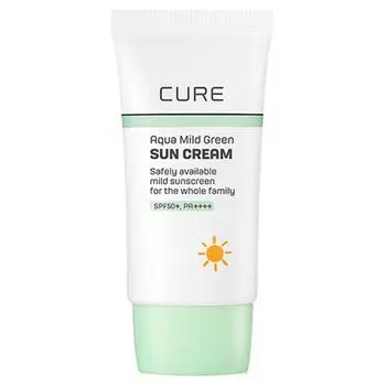 Солнцезащитный крем Kim Jeong-moon Aloe Aqua Mild Green SPF50+ PA++++, 40 мл, 1 шт.