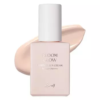 Солнцезащитный крем KOY Bloom Glow Essence 10 видов гиалуроновой кислоты увлажняющая основа ощущение натуральный эффект корейский уход за кожей 30 мл SPF50+ PA++++ нелипкий