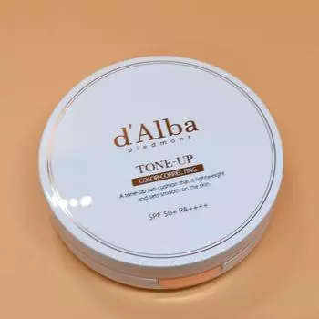 (Солнцезащитный крем-кушон Tone-Up VeR) Солнцезащитный кушон Dalva Waterful Tone-Up Sun Cushion 15 г доступен для оптовой покупки
