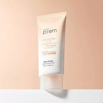 Солнцезащитный крем Make Prem Glow Beige Tone-Up 50 мл, 1 шт.