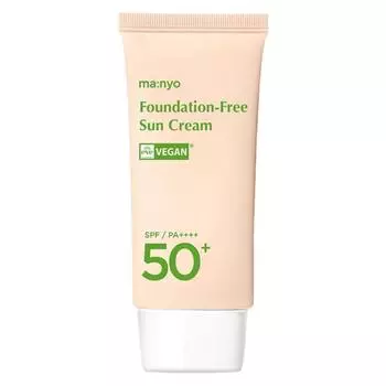 Солнцезащитный крем Manyo Factory Foundation Free SPF50+ PA++++, 1 шт., 50 мл