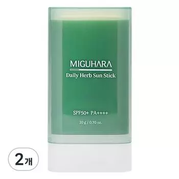 Солнцезащитный крем Miguhara Daily Herb SPF50+ PA++++, 20 г, 2 шт.