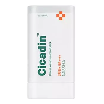 Солнцезащитный крем Missha Cicadine Rescue Water SPF50+ PA++++, 19 г, 1 шт.