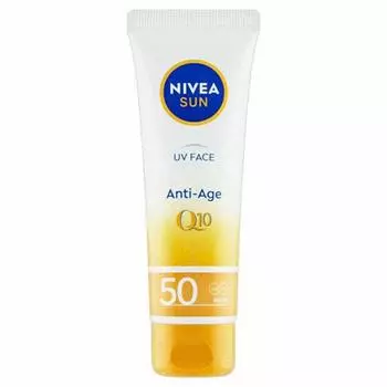 Солнцезащитный крем Nivea UV Face Q10 AntiAge 50 ml