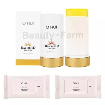 Солнцезащитный крем O HUI Day Shield Sun Stick 30 г + набор из 10 очищающих салфеток _Sunscreen, 1 шт.