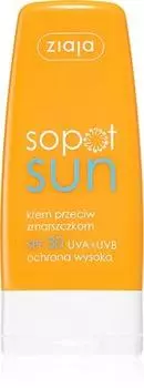 Солнцезащитный крем против морщин TU прозрачный